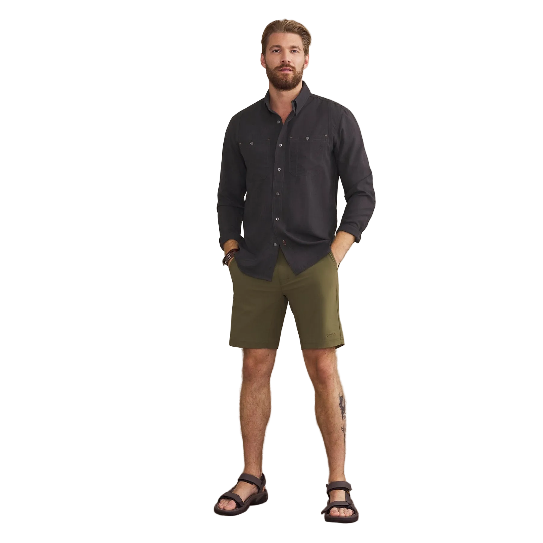 Tech Chambray Ls Work Shirt