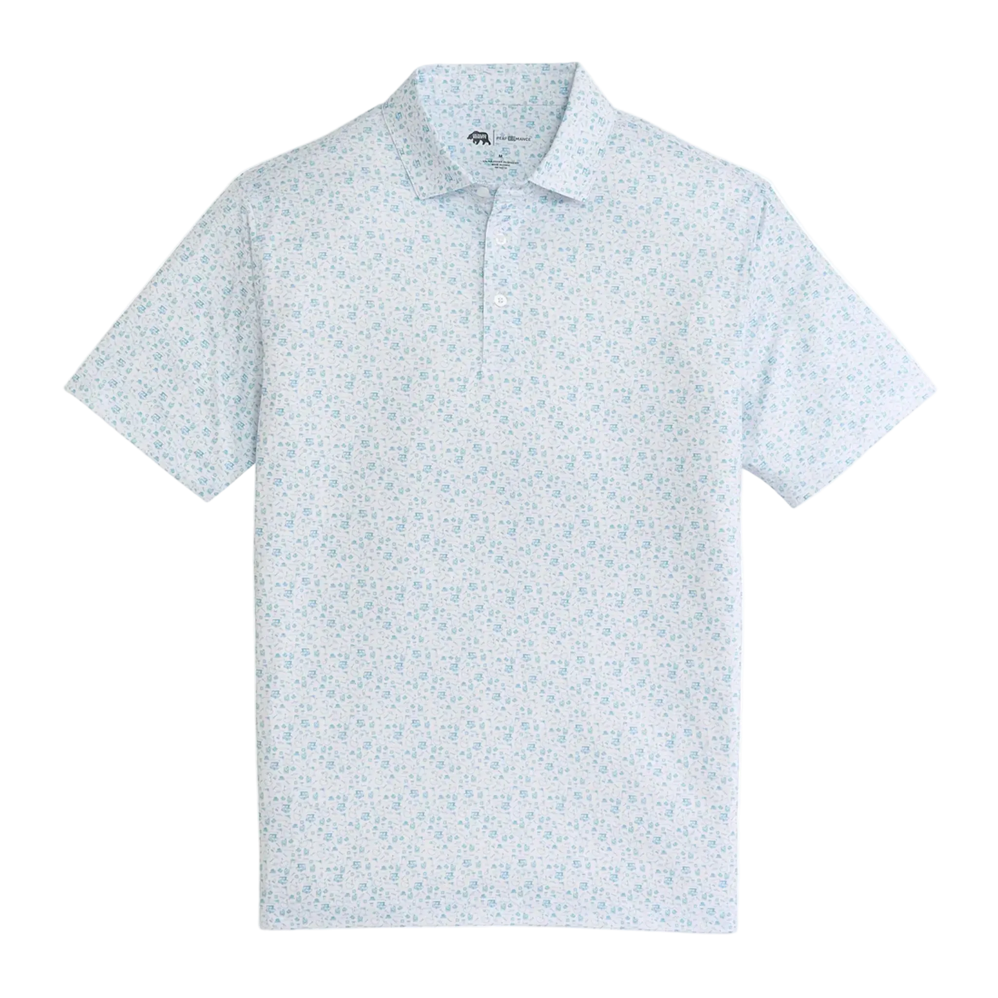 19th Hole Printed Performance Polo