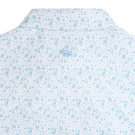 19th Hole Printed Performance Polo