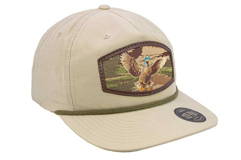 Mallard Woven Patch Rope Hat.