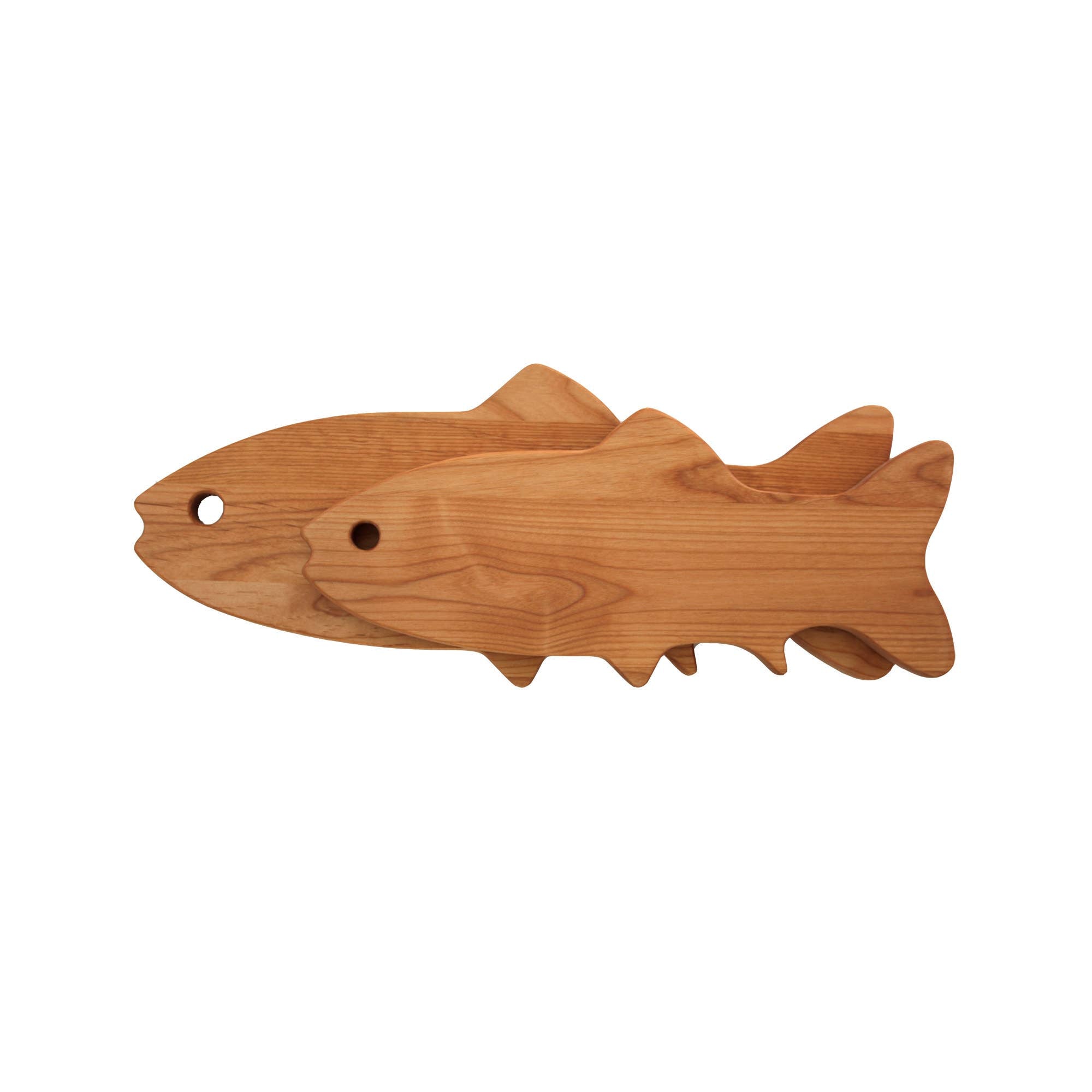 Fish Shaped Hardwood Serving Board