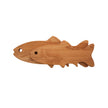 Fish Shaped Hardwood Serving Board