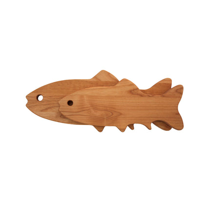 Fish Shaped Hardwood Serving Board