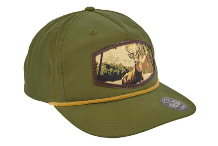 Buck Woven Patch Rope Hat.