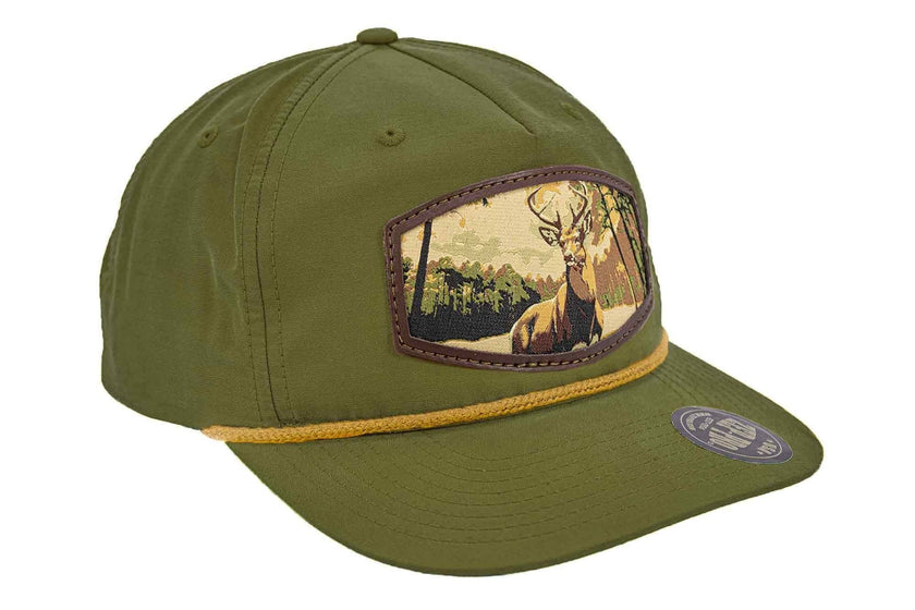 Buck Woven Patch Rope Hat.