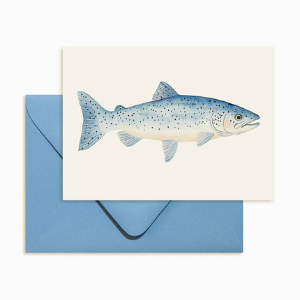 Blue Trout - Single Sleeved Note Card