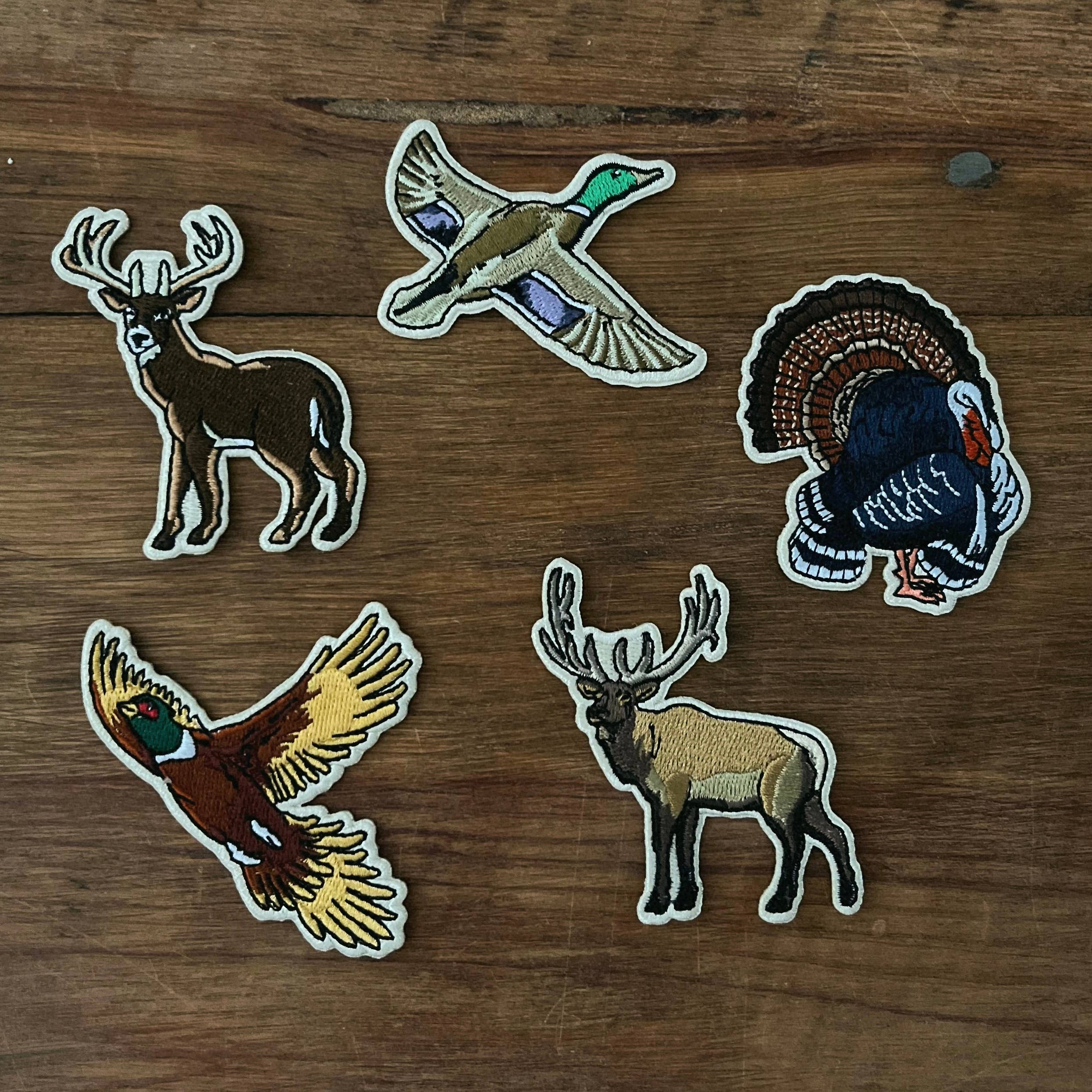 Pheasant Embroidered Iron-On Patch