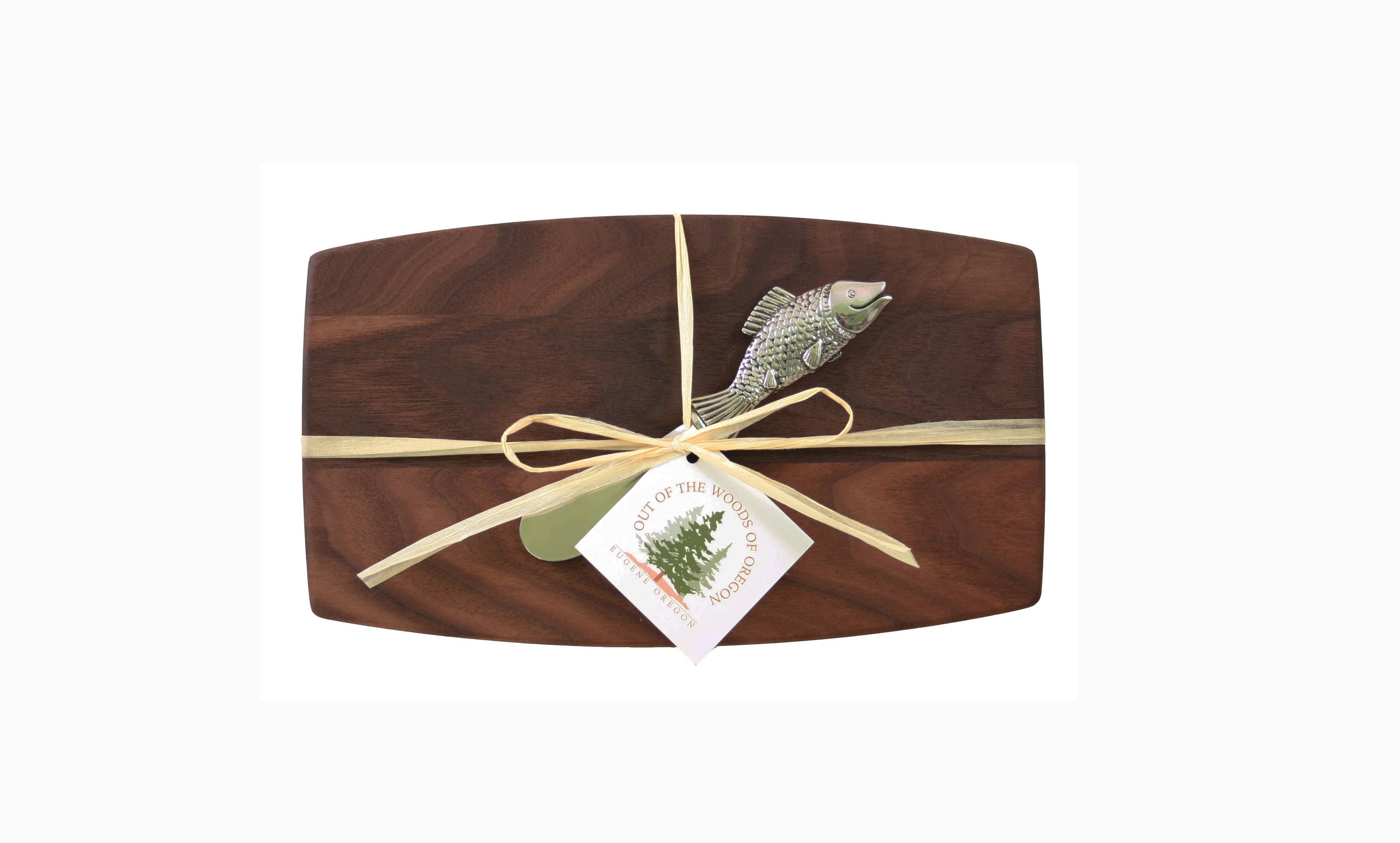 Walnut Pate Board with Fish Spreader