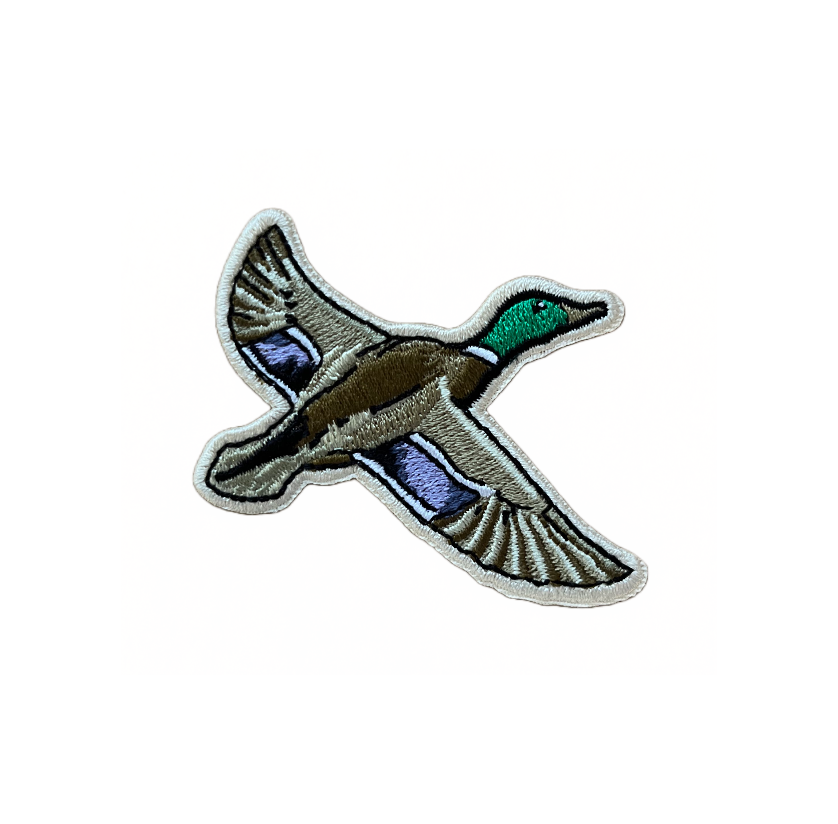 Mallard Embroidered Iron-On Patch
