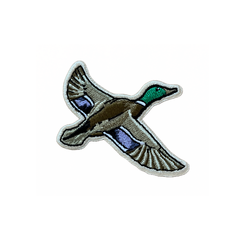 Mallard Embroidered Iron-On Patch