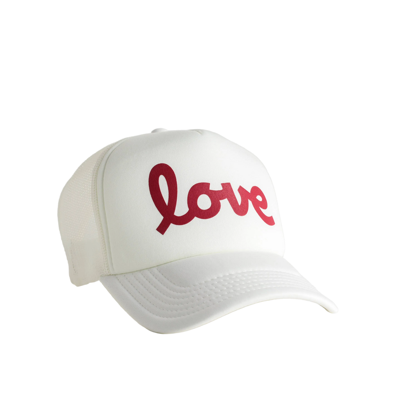 Valentine's Day Love Recycled Trucker Hat
