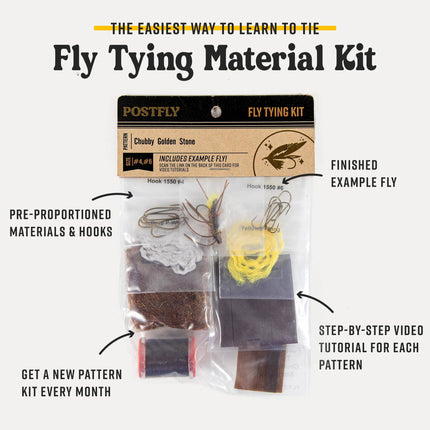 Trout Fly Tying Kit