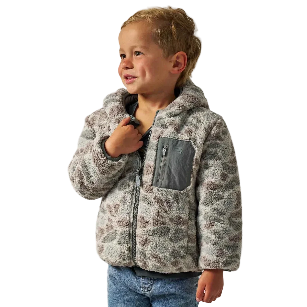 Youth Mountain Fleece - Reversible Hoodie Jacket