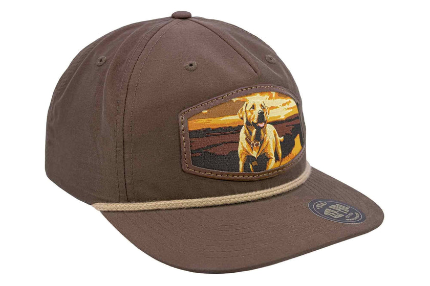 Lab Woven Patch Rope Hat.