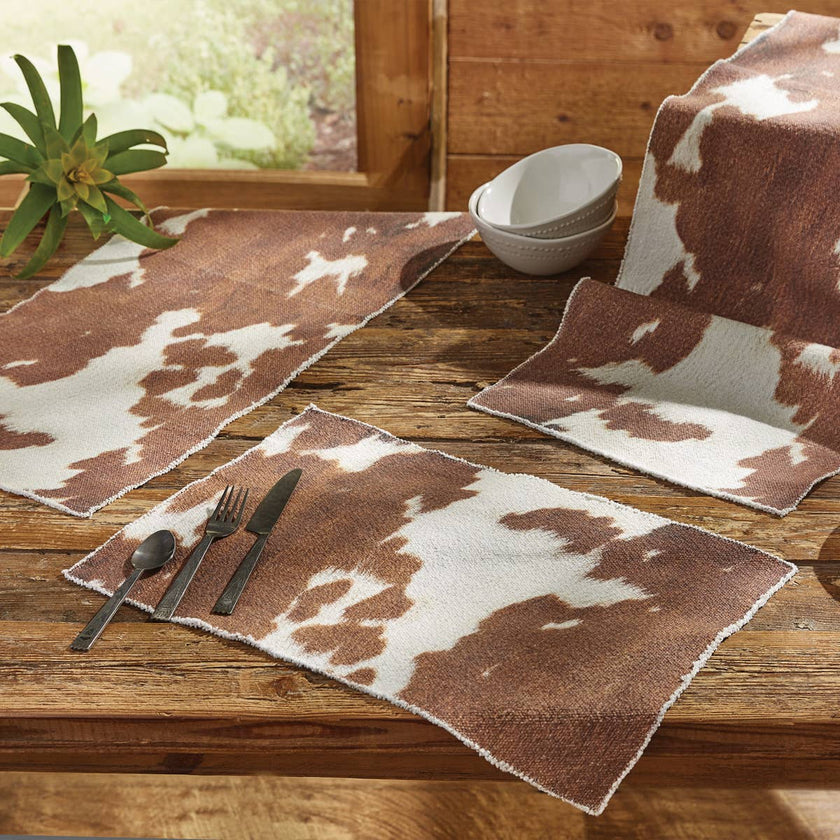 Cowhide Table Runner  36