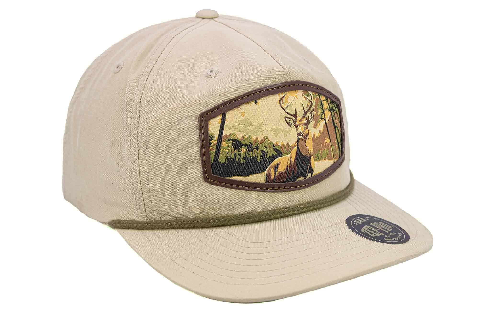 Buck Woven Patch Rope Hat.