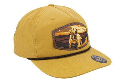 Lab Woven Patch Rope Hat.
