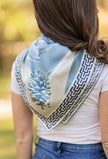 Pink Quail Pair - Double-Sided Silk Scarf