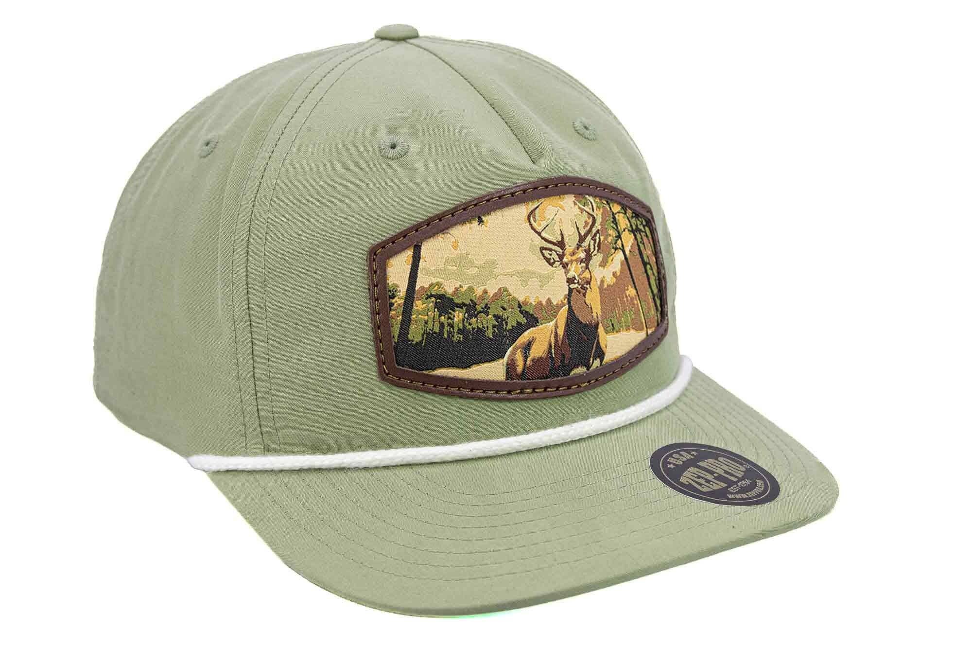 Buck Woven Patch Rope Hat.