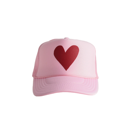 Limited Edition Heart Trucker Hat - Pink | Valentine's Day