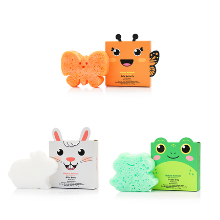 Nature Animals Sponge Assorted Pack  | Kids | Kids Products