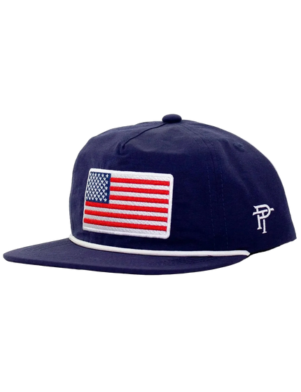 Classic Rope Hat American Flag Youth