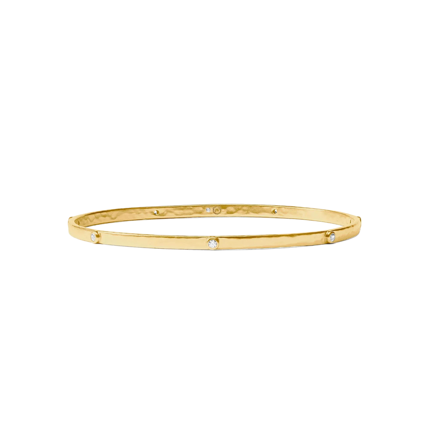 Crescent Stone Bangle
