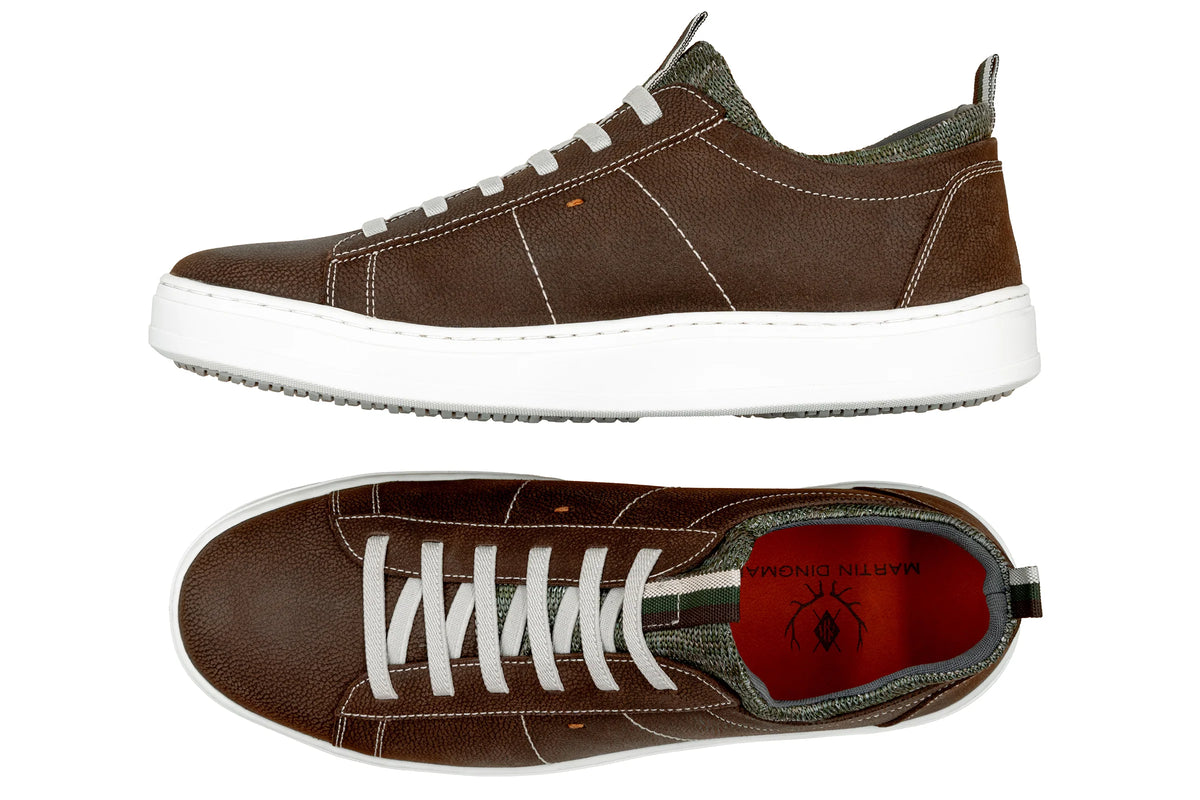 Cameron Nubuck Sneaker-Walnut