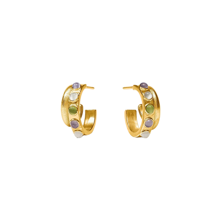 Cobblestone Double Hoop