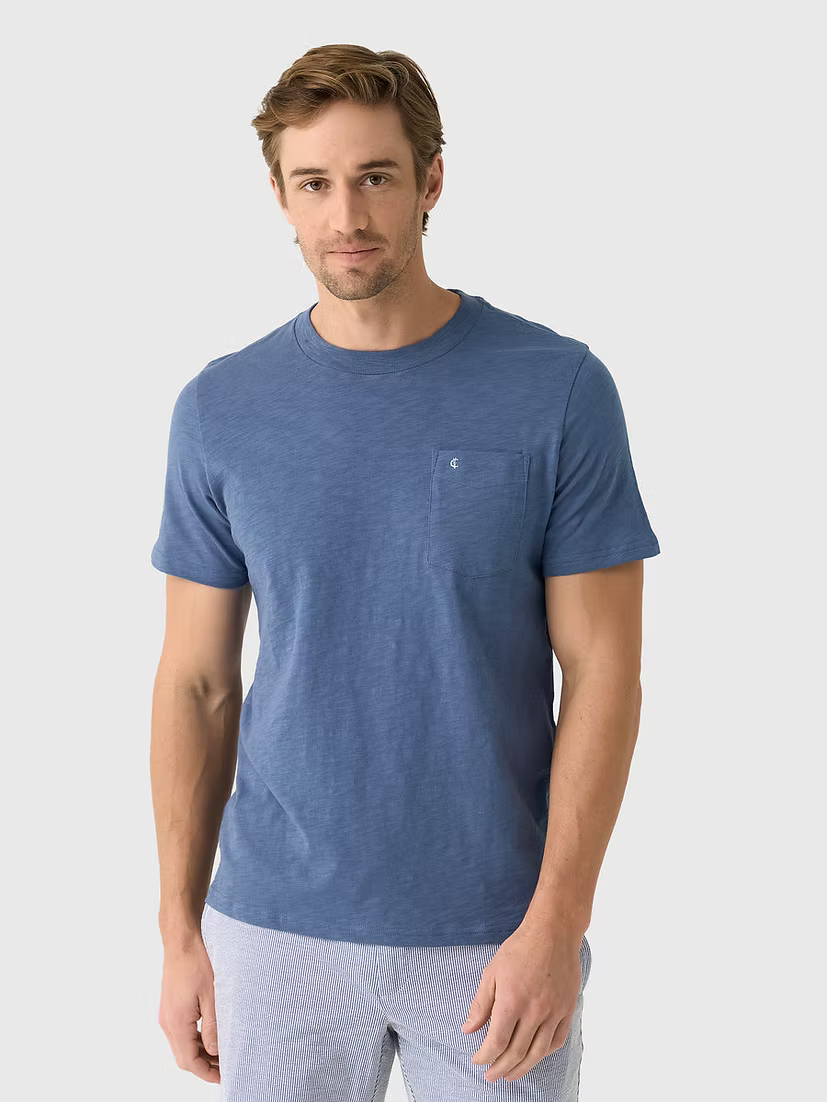 Slub Cotton Short Sleeve T-Shirt