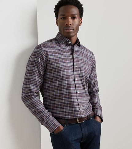 Cuneo Italian Flannel Sport Shirt