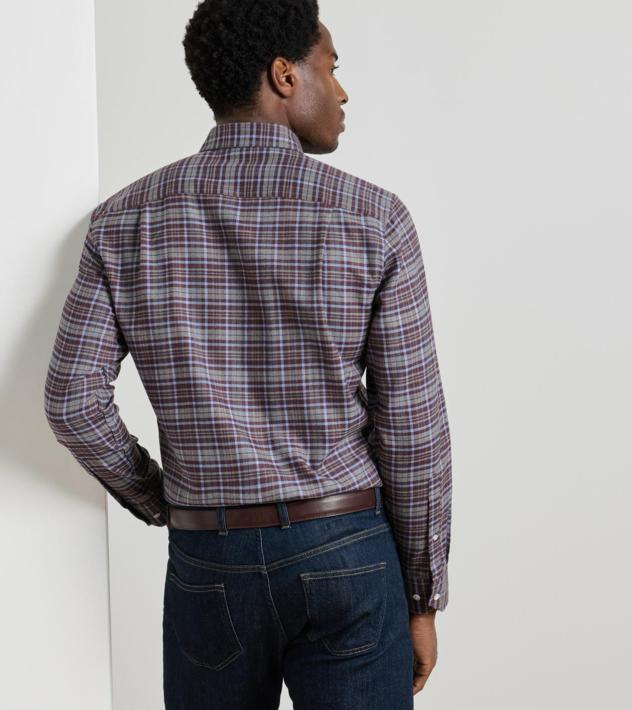 Cuneo Italian Flannel Sport Shirt