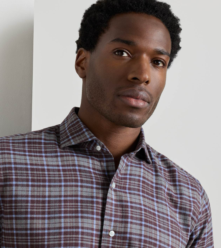 Cuneo Italian Flannel Sport Shirt