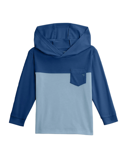 Toddler Colorblock Shade Hoodie True Navy/ Blue Fog
