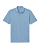 Lyndonn Stripe Performance Jersey Polo Kona Lake