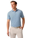 Lyndonn Stripe Performance Jersey Polo Kona Lake