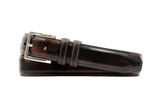 Hemingway Saddle Leather Belt - Brown Camo