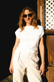 Knit Boat Neck Top