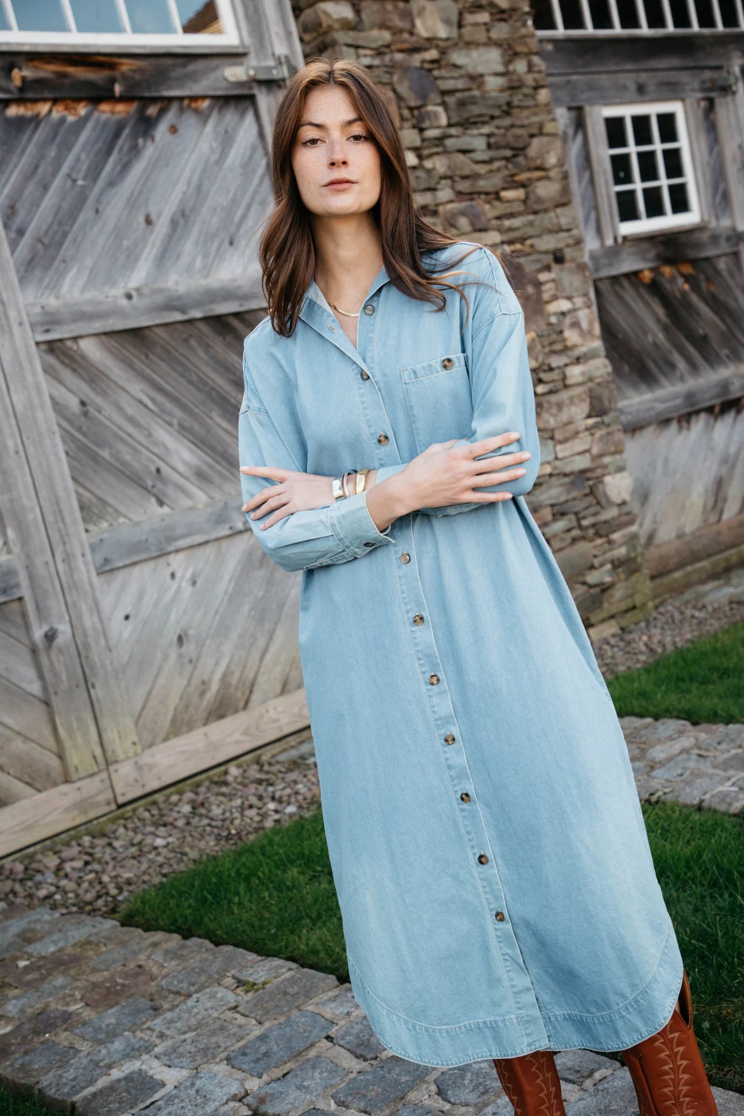 Clay Shoot Midi Dress 