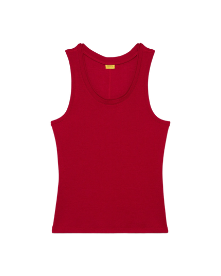 Ribbed Merino Tank Top