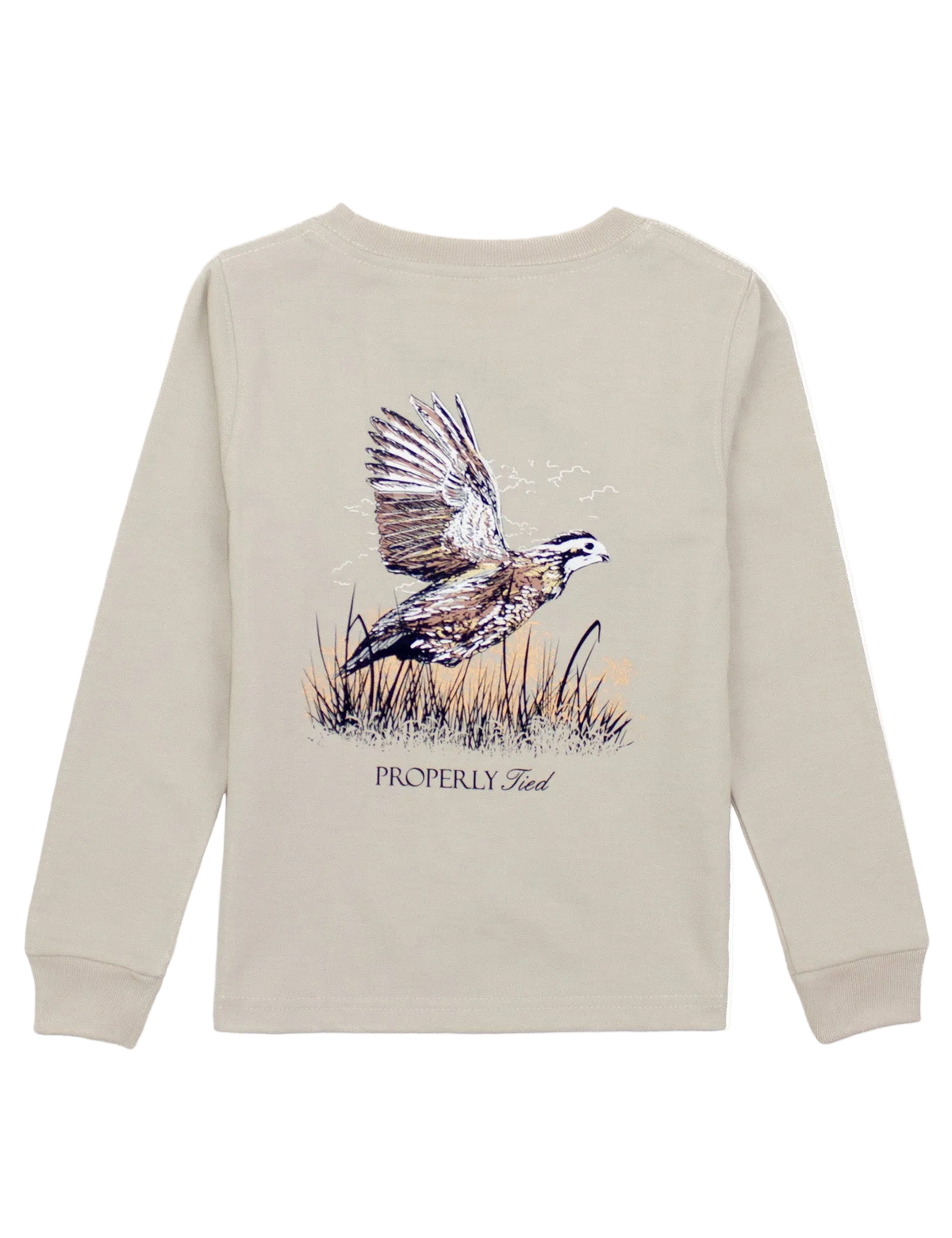 Quail LS Linen Tee