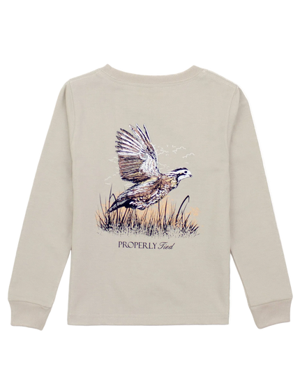 Quail LS Linen Tee