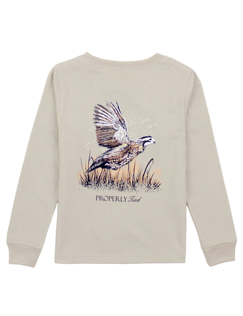 Quail LS Linen Tee