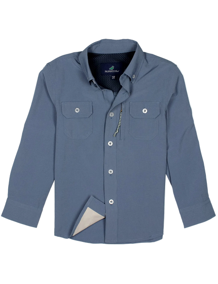 Reeltech Fishing Shirt Dusk Blue