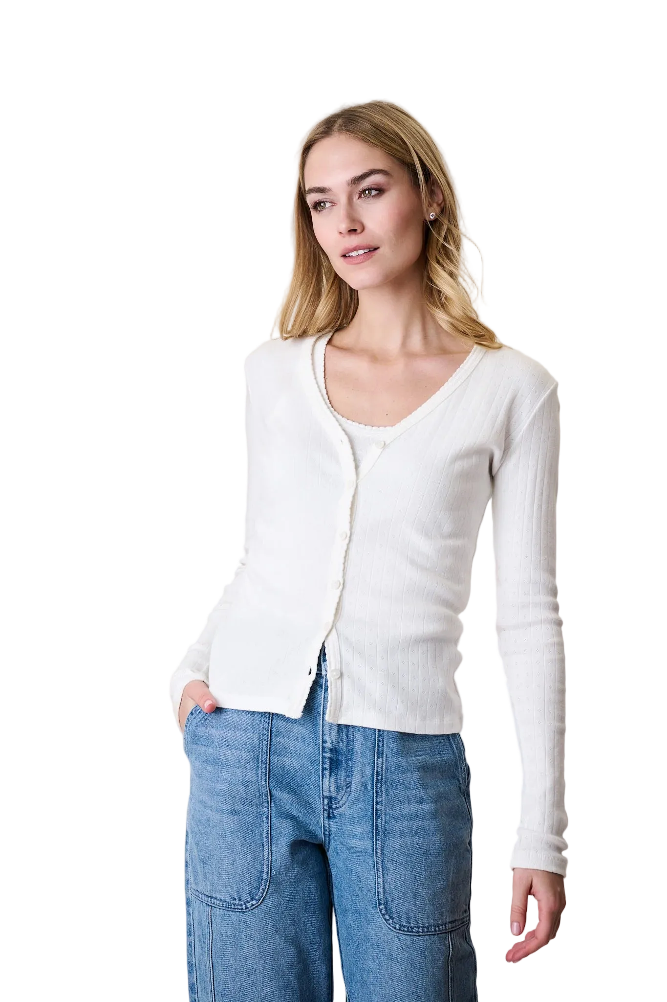 Camilla Pointelle Cardigan