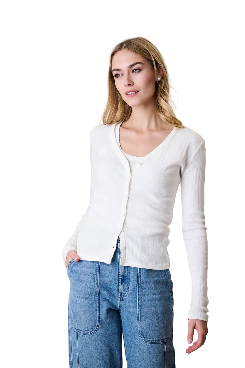 Camilla Pointelle Cardigan