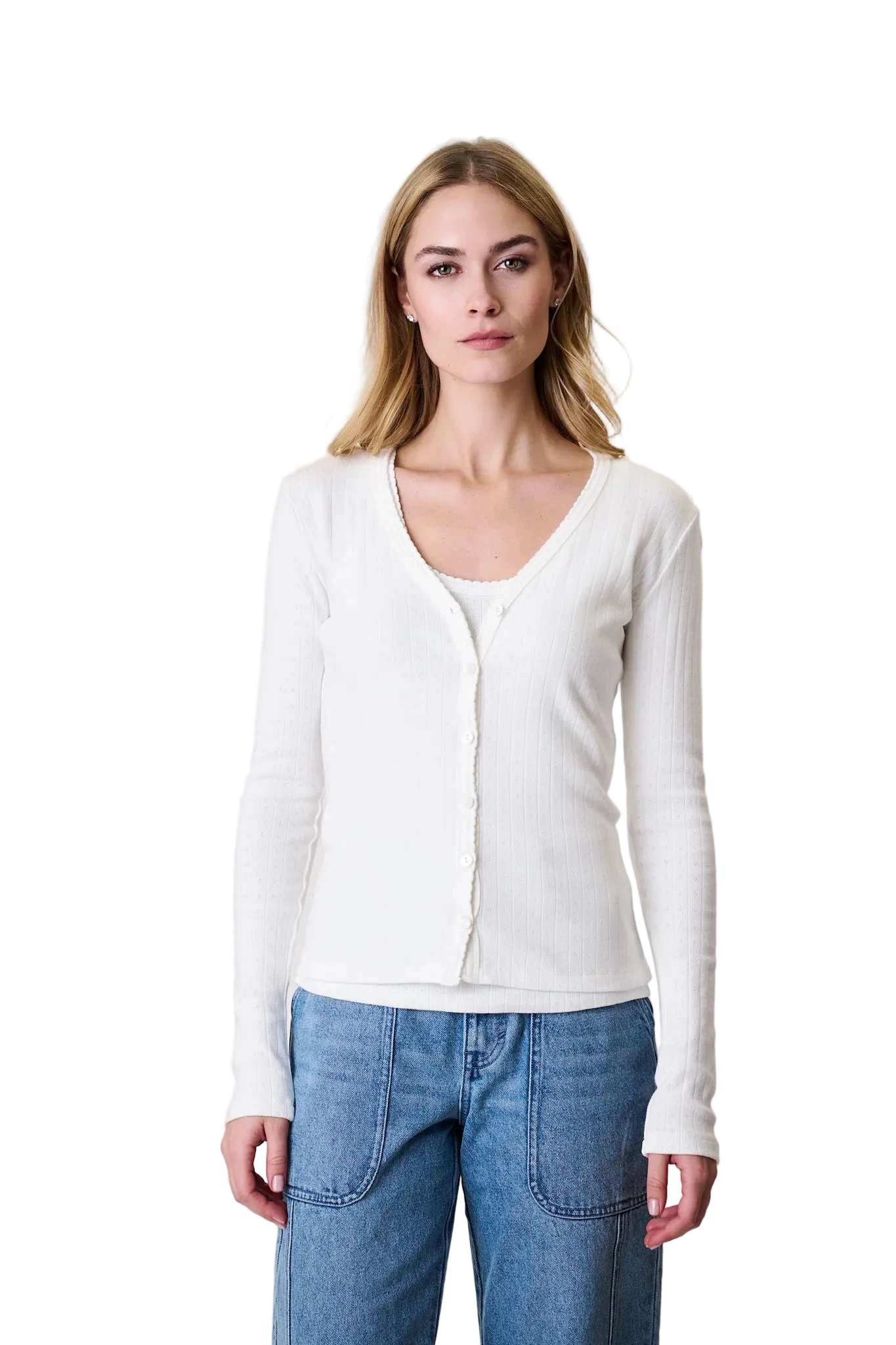 Camilla Pointelle Cardigan