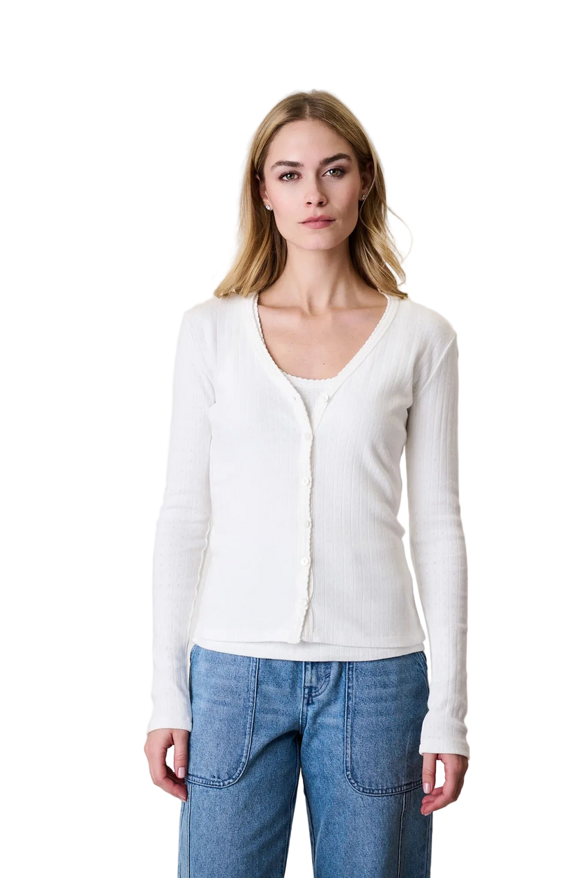 Camilla Pointelle Cardigan