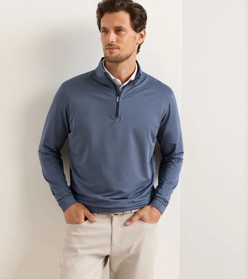 Perth Mélange Performance Quarter-Zip