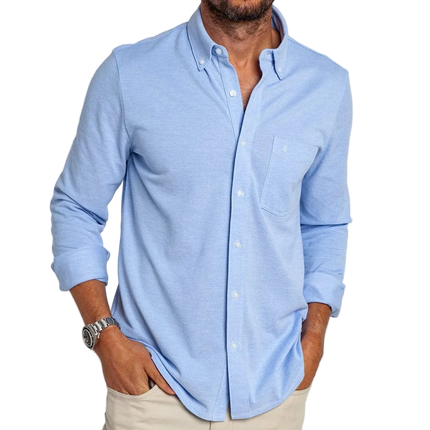 Oxford Knit Button Down